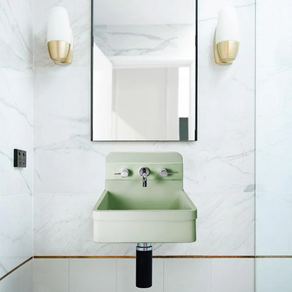Nood Co Herbert Basin One Tone Wall Hung - 14 Colours - Image 10