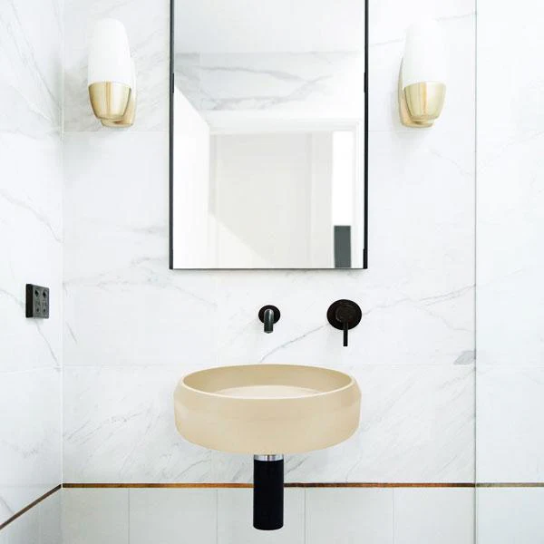 Nood Co Prism Basin Circle Wall Hung - 14 Colours - Image 5