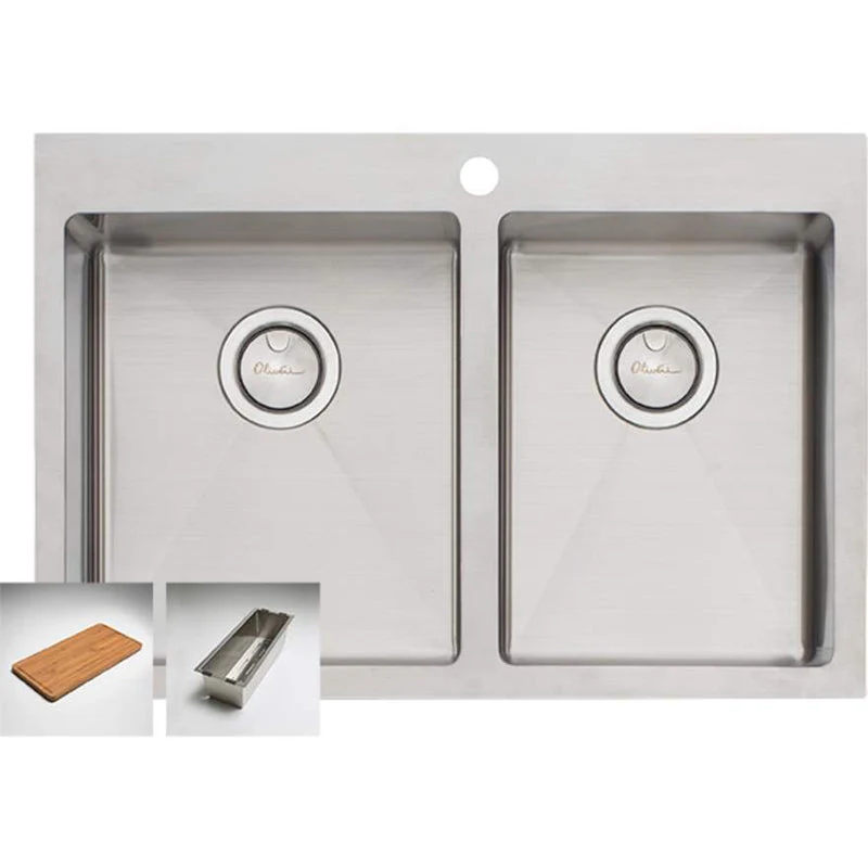 Oliveri Apollo 1 & 3/4 Left Bowl Sink - Image 3