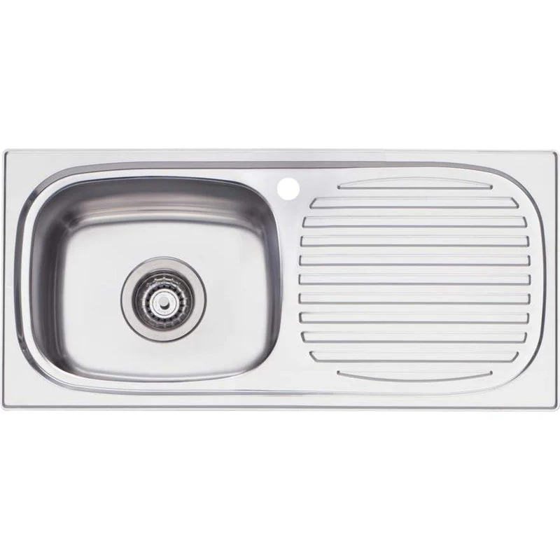 Oliveri Martini Single Bowl Sink With Right Hand Drainer