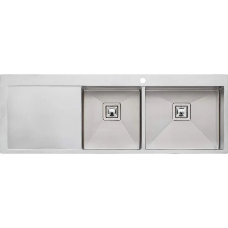 Oliveri Professional Series 1 & 3/4 Bowl Topmount Sink with Left Drainer