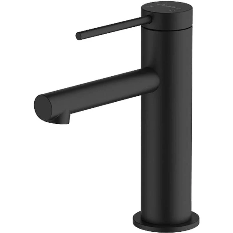 Oliveri Venice Straight Basin Mixer - Black Matte