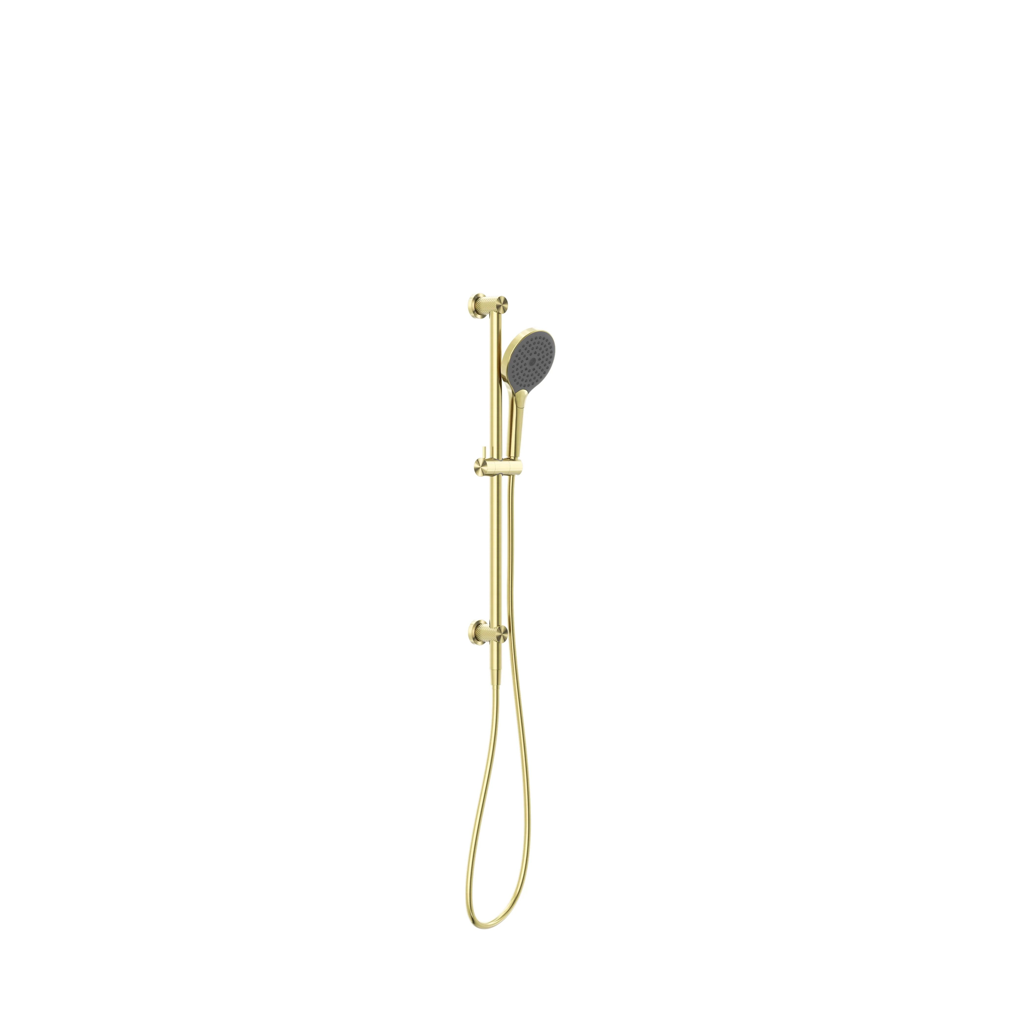 Nero Opal Shower Rail With Air Shower II - Brushed Gold