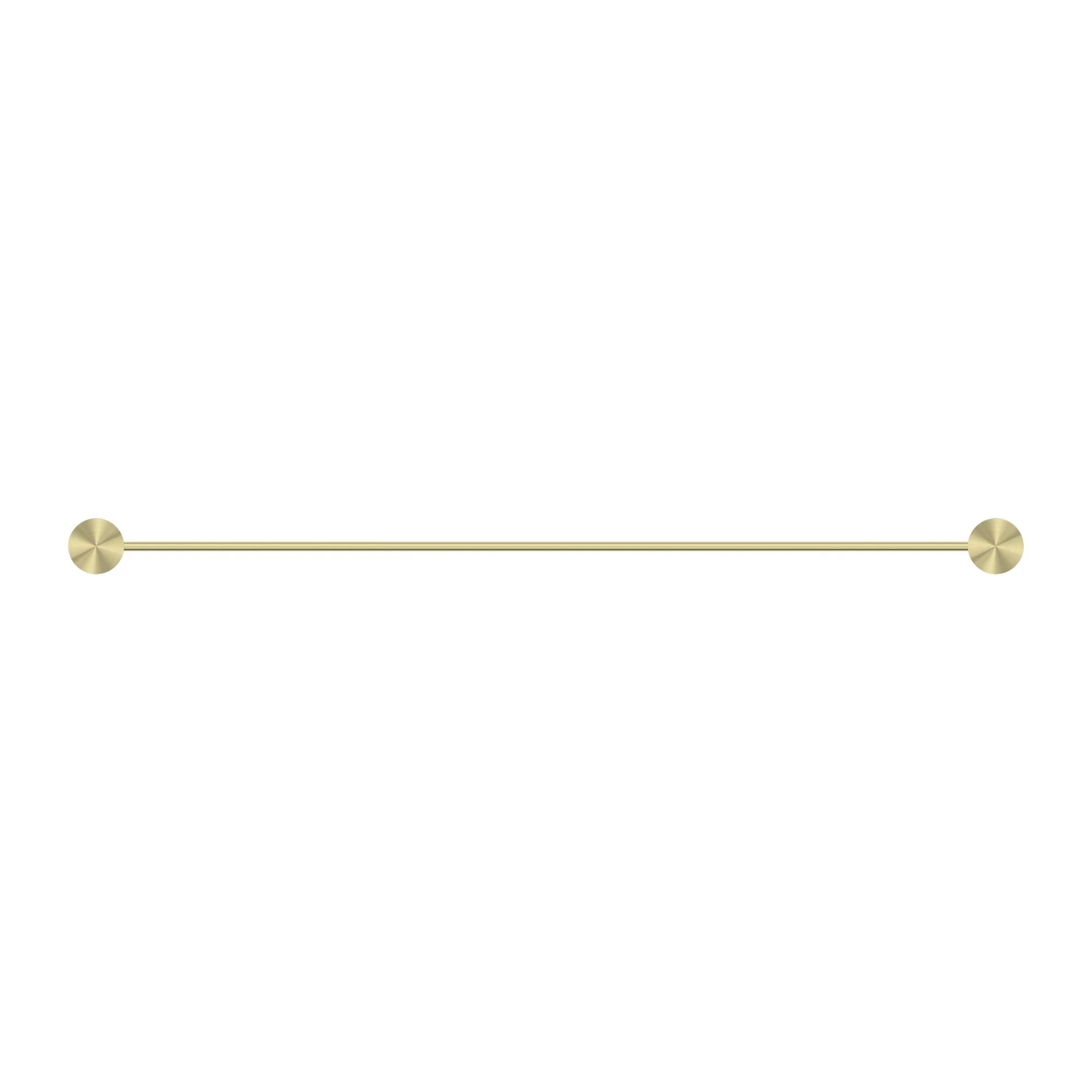 Nero Opal Single Towel Rail - Brushed Gold - Image 3