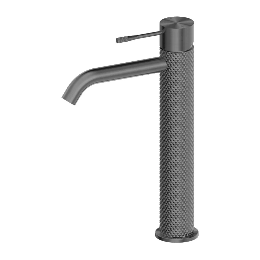 Nero Opal Tall Basin Mixer - Graphite