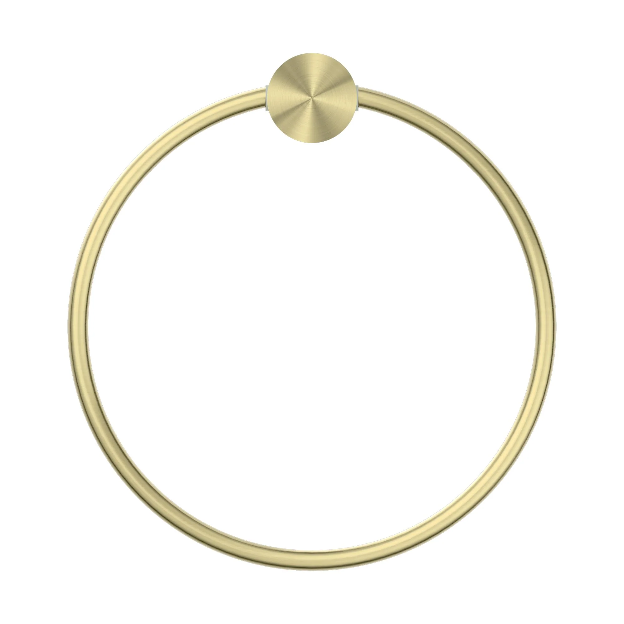 Nero Opal Towel Ring - Brushed Gold - Image 2