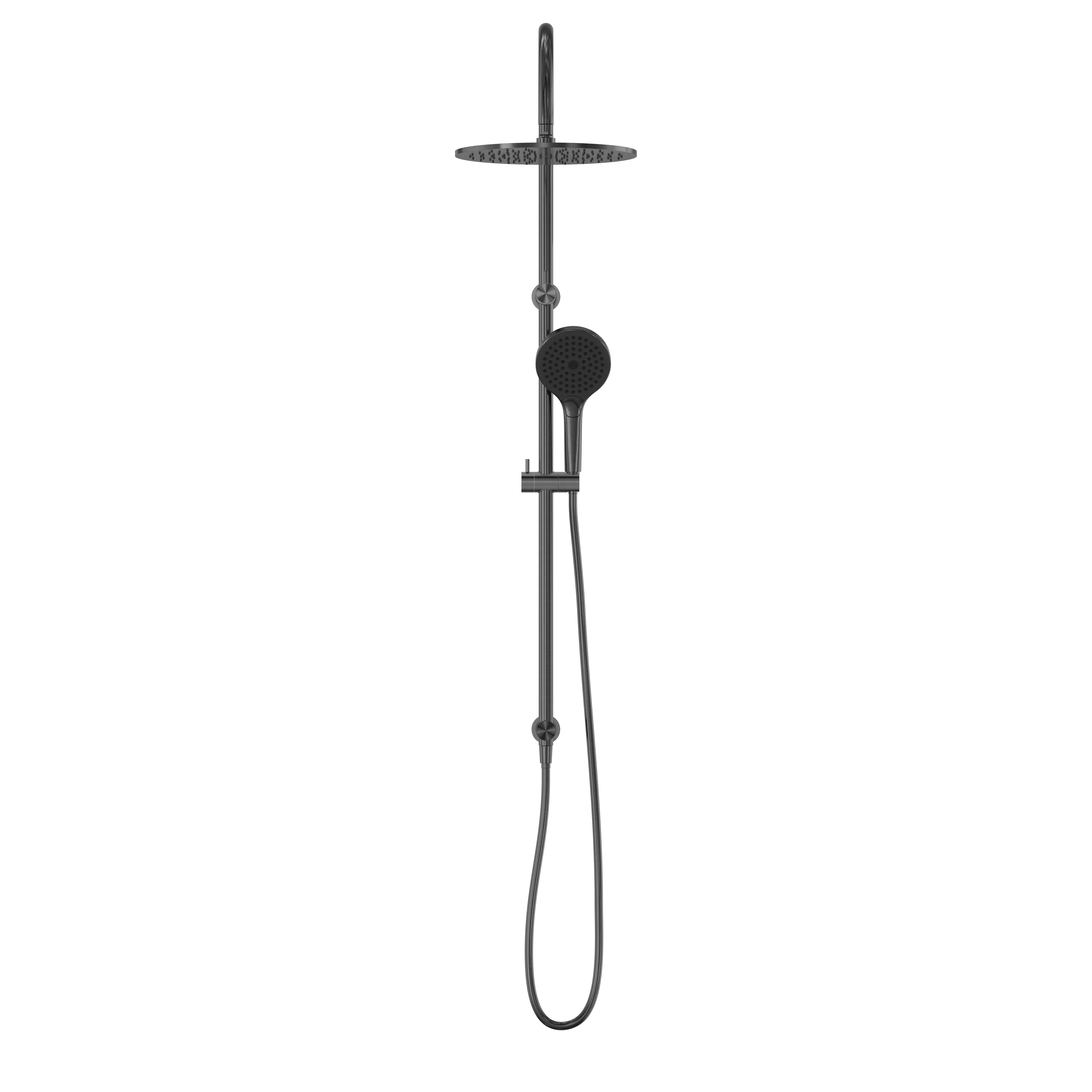 Nero Opal Twin Shower With Air Shower II - Graphite - Image 2