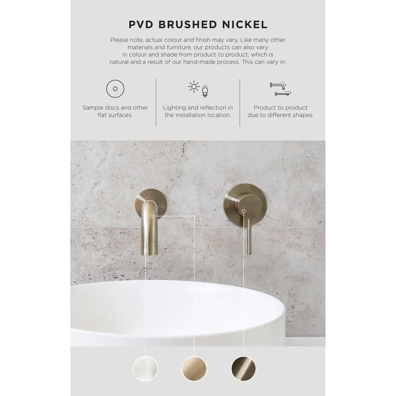 Meir Öppen Round Pull 328mm Cabinet Handle (Linear Knurled) - PVD Brushed Nickel - Image 4