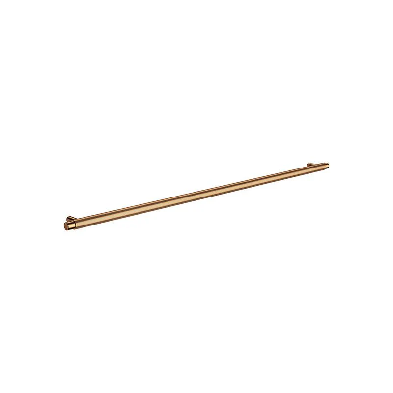 Meir Öppen Round Pull 520mm Cabinet Handle (Linear Knurled) - Lustre Bronze