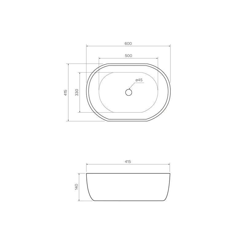 Parisi Elli Bench Basin - Image 2