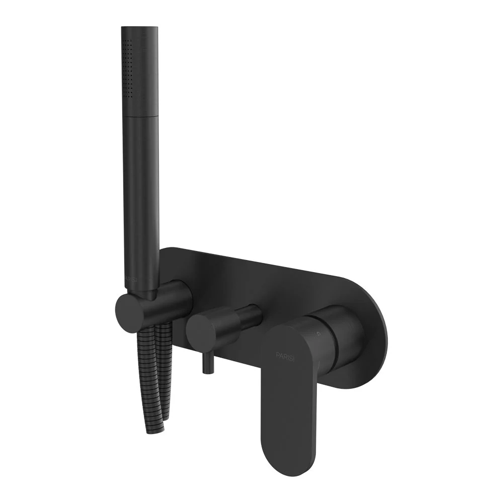 Parisi Elli II Wall Mixer with 3-Way Diverter and Hand shower - Fucile