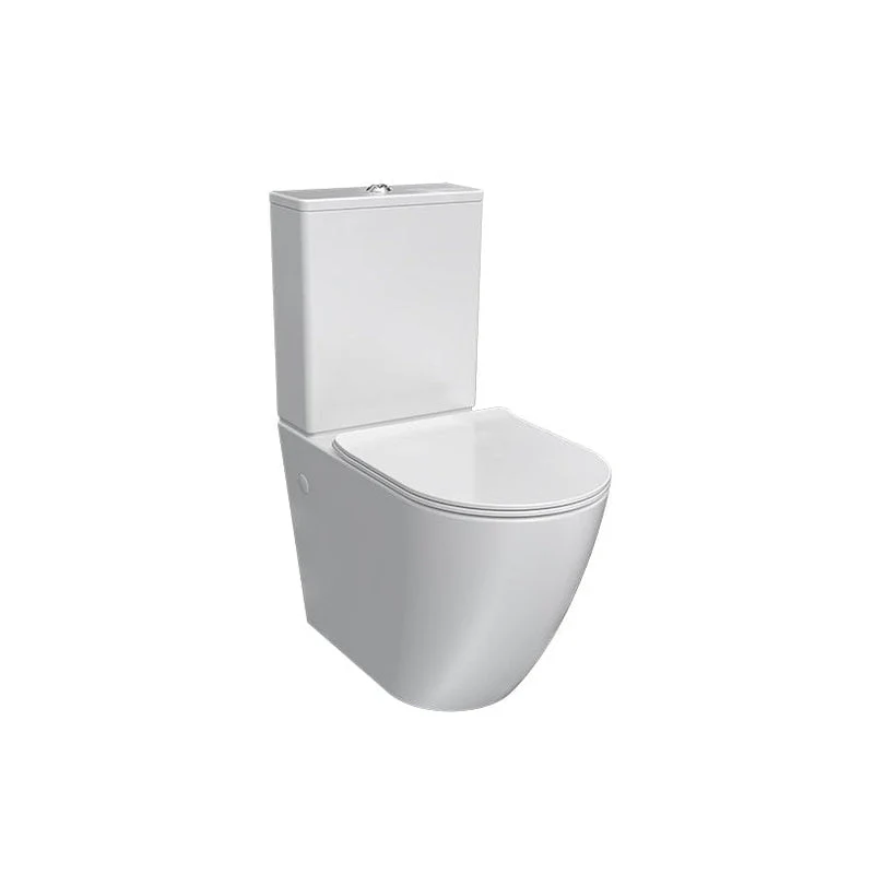 Parisi Ellisse MKII Ambulant Rimless Wall Faced Toilet Suite