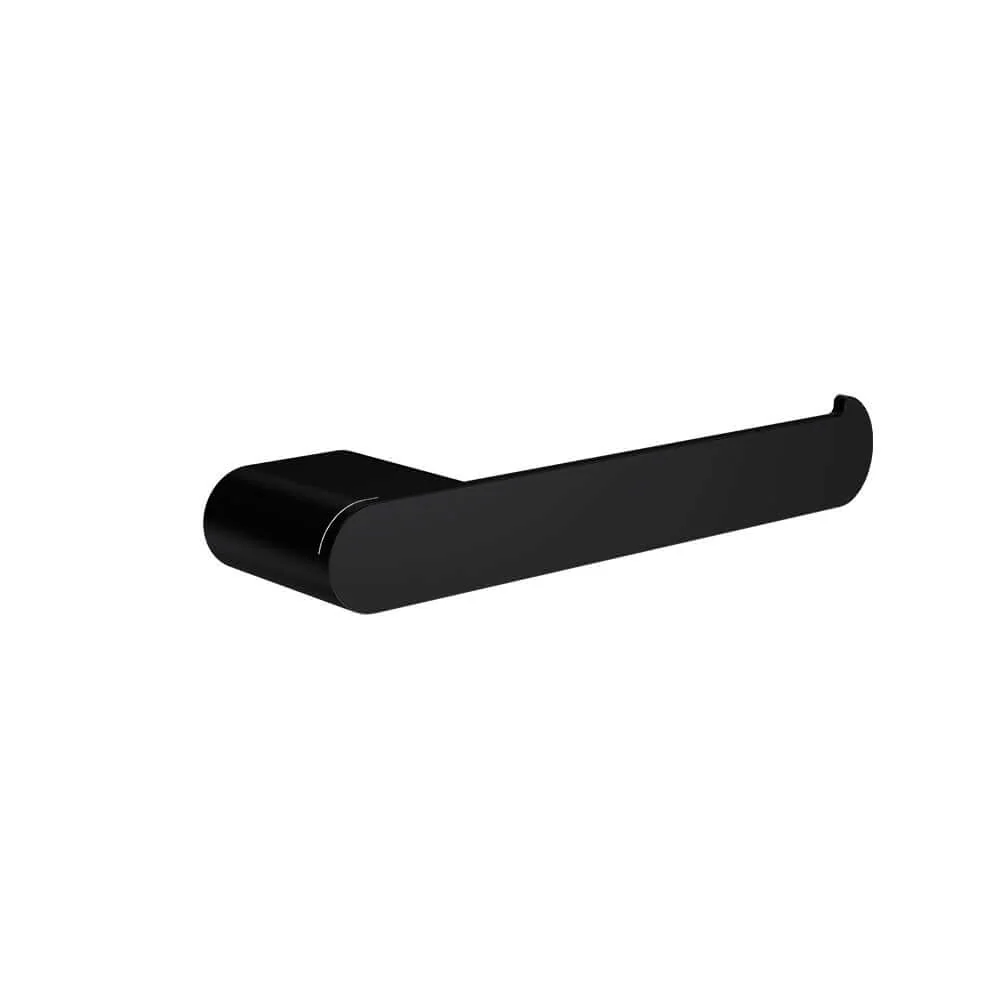 Parisi Ellisse Toilet Roll Holder - Matt Black