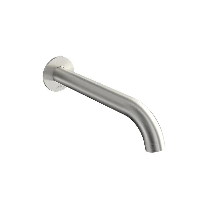 Parisi Envy II Wall Bath Spout 190mm - Brushed Nickel
