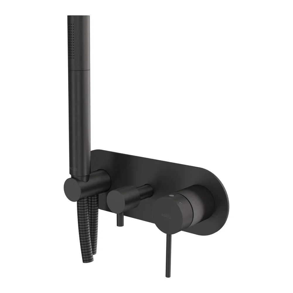 Parisi Envy II Wall Mixer with 2-Way Diverter and Handshower - Fucile