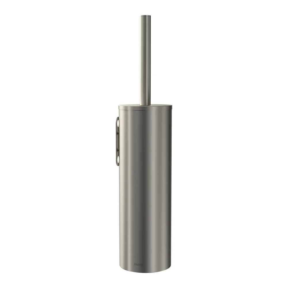 Parisi Envy II Wall Mounted Toilet Brush Holder - Brushed Nickel