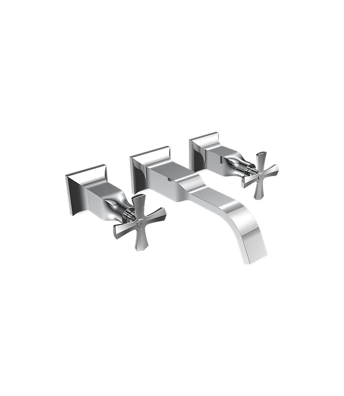 Parisi Jazz Wall Basin Set with Spout