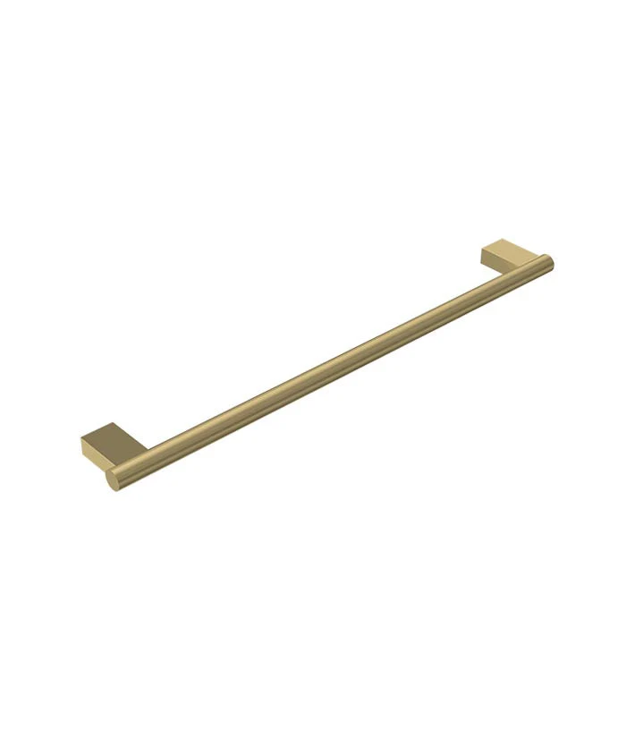 Parisi L'Hotel Single Towel Rail 600mm - Brushed Brass