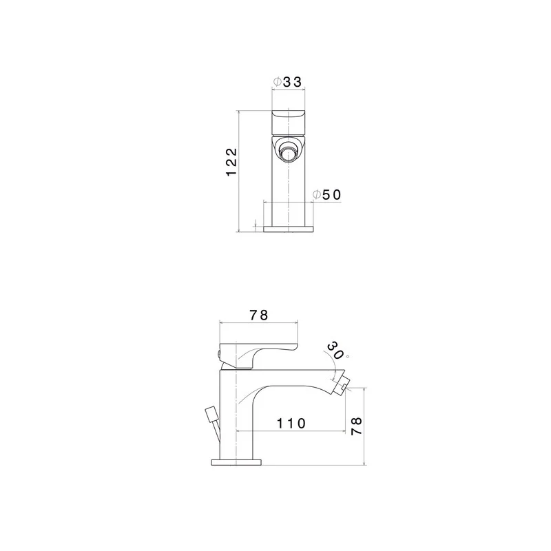 Parisi Linfa II Bidet Mixer - Image 2
