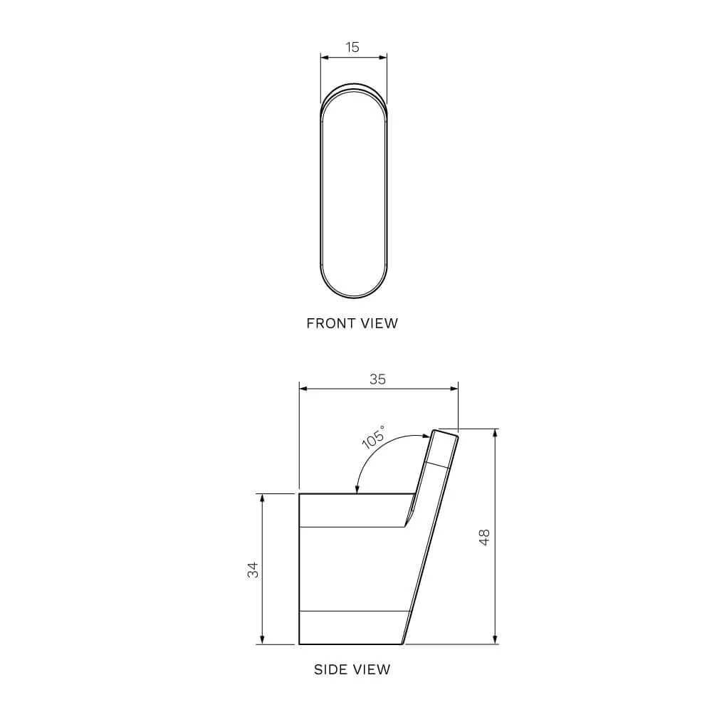 Parisi Linfa Robe Hook - Chrome - Image 2