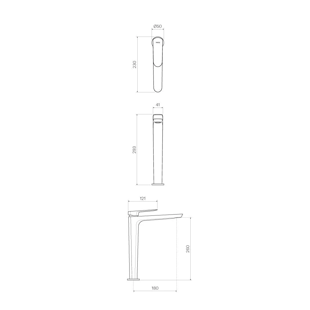 Parisi Loom High Basin Mixer - Fucile - Image 2