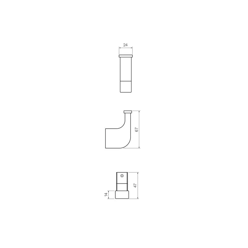 Parisi Quasar Robe Hook - Image 2