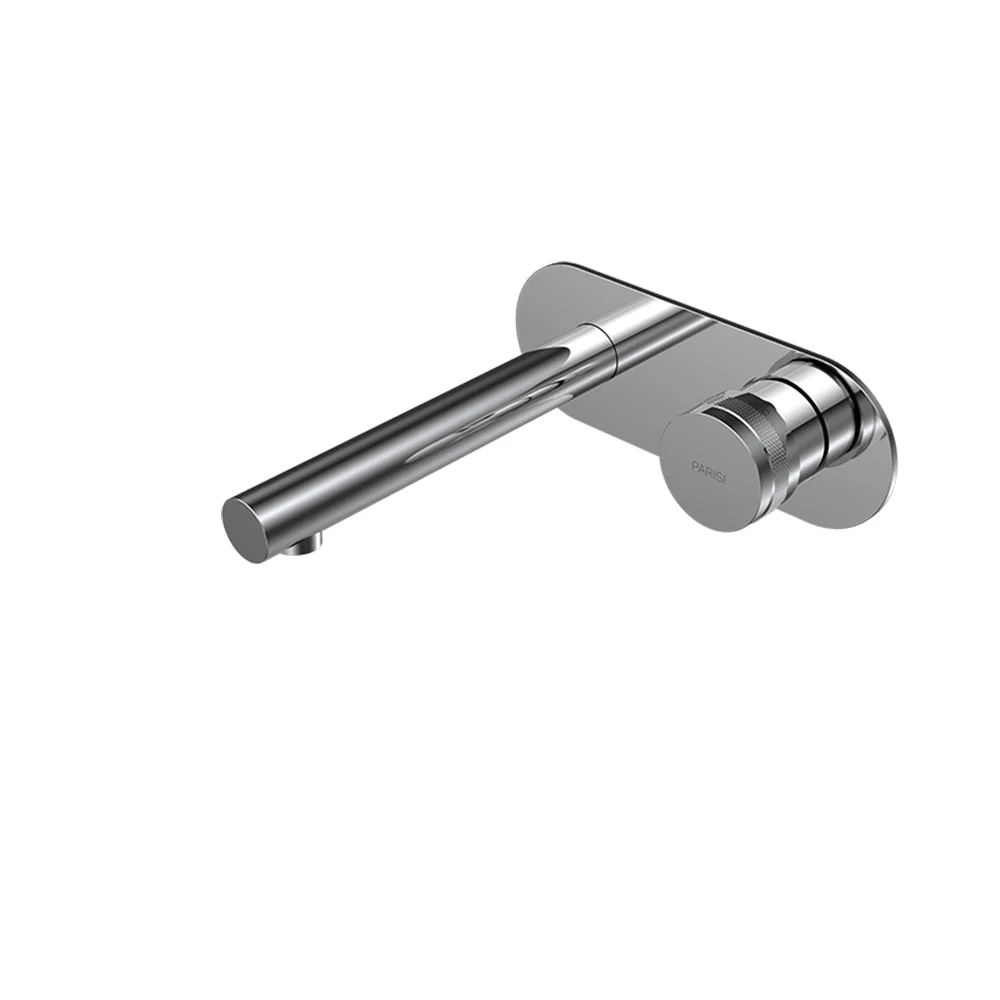 Parisi Todo II Wall Mixer with 160mm Spout on Elliptical Plate - Chrome