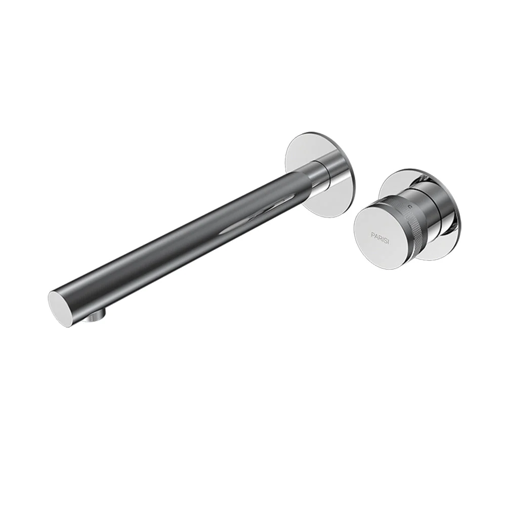 Parisi Todo II Wall Mixer with 220mm Spout (Individual Flanges) - Chrome
