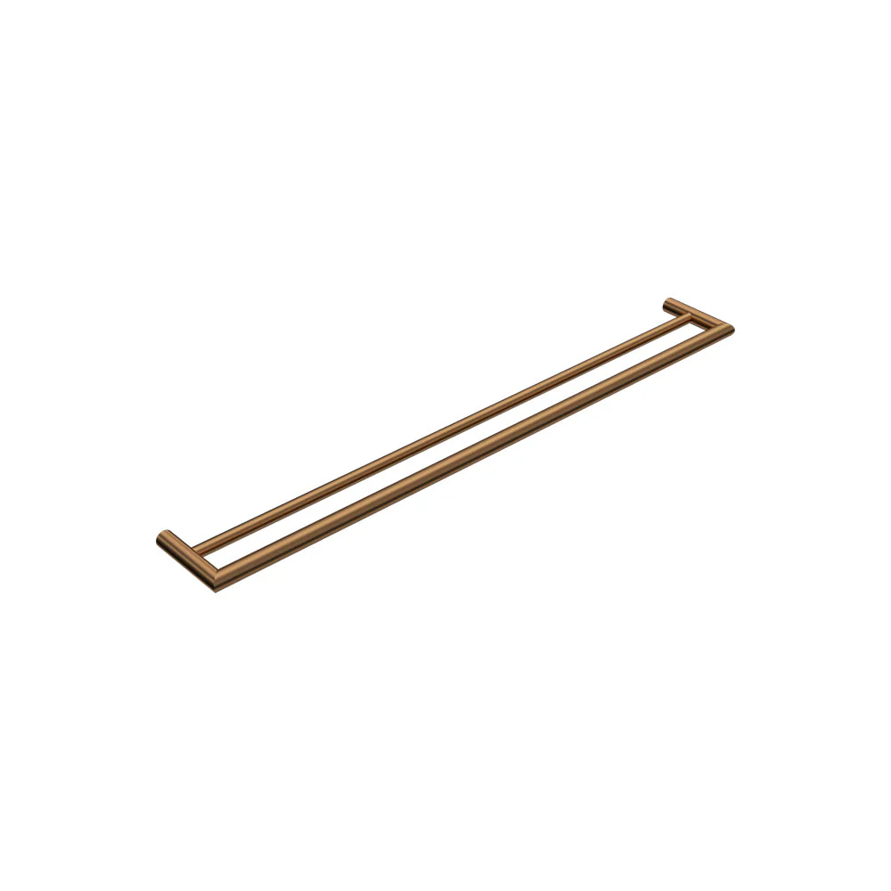 Parisi Tondo Double Towel Rail 770mm - Matt Bronze