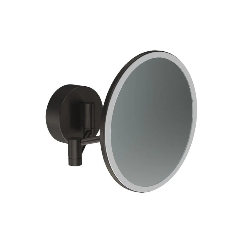 Parisi II Round Magnifying X5 Mirror with Dual Light  - Fucile