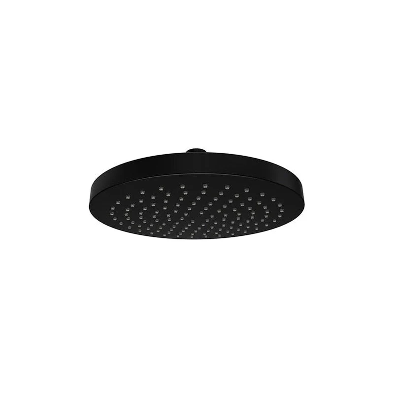 Parisi Tondo Round Shower Head 200mm ABS - Matt Black
