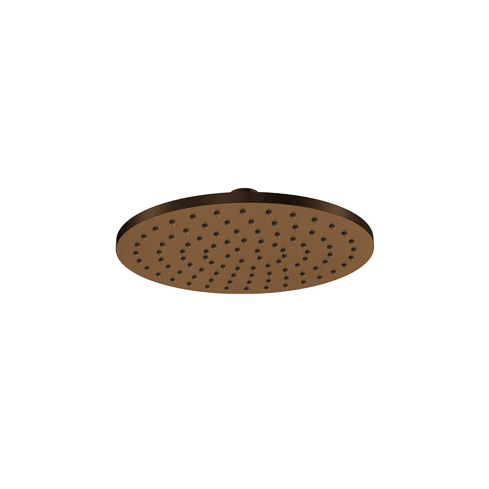 Parisi Tondo Round Shower Head 200mm (Brass) - Matt Bronze