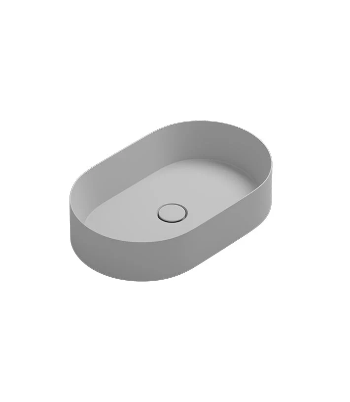 Parisi Track Oval 600 x 380 Bench Basin - Nuvola