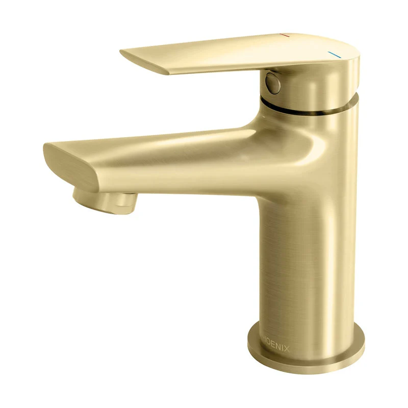 Phoenix Arlo Basin Mixer - Brushed Gold