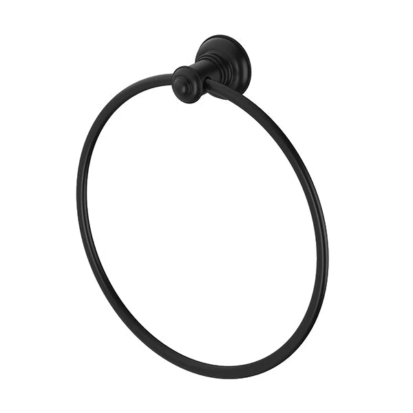 Phoenix Cromford Hand Towel Holder - Black Matte