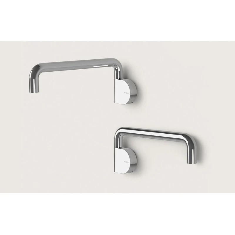 Phoenix Designer Swivel Bath Outlet 230mm Round - Brushed Nickel - Image 3