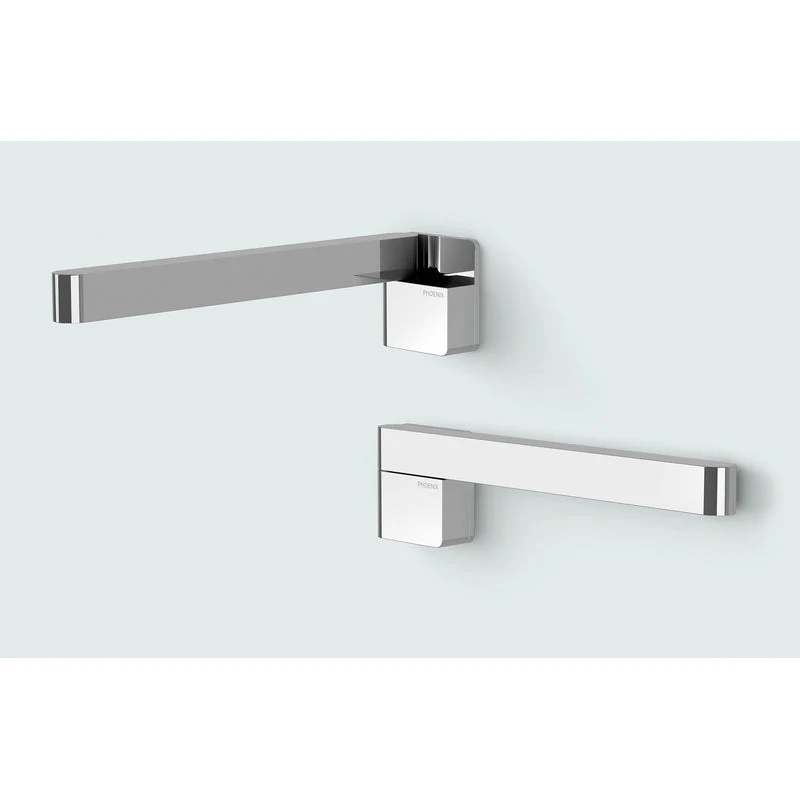 Phoenix Designer Swivel Bath Outlet 230mm Squareline - Brushed Gold - Image 3
