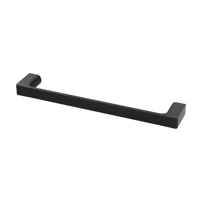 Phoenix Gloss Hand Towel Rail - Black Matte