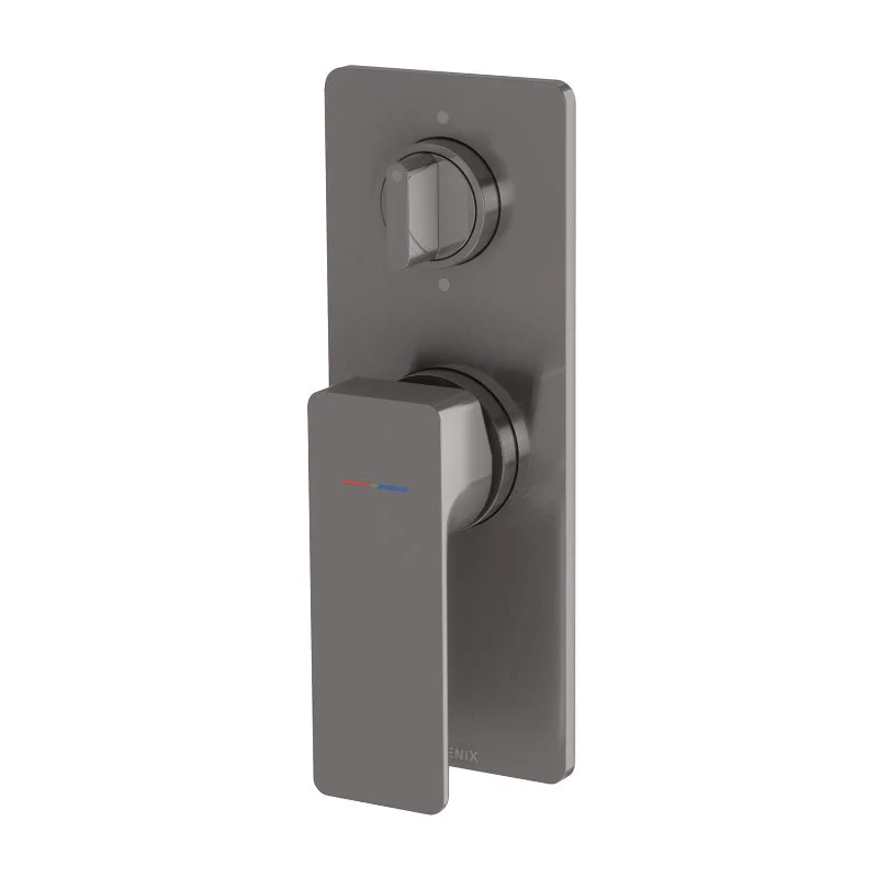 Phoenix Gloss MKII SwitchMix Shower / Bath Diverter - Brushed Carbon