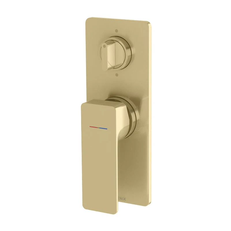 Phoenix Gloss MKII SwitchMix Shower / Bath Diverter - Brushed Gold