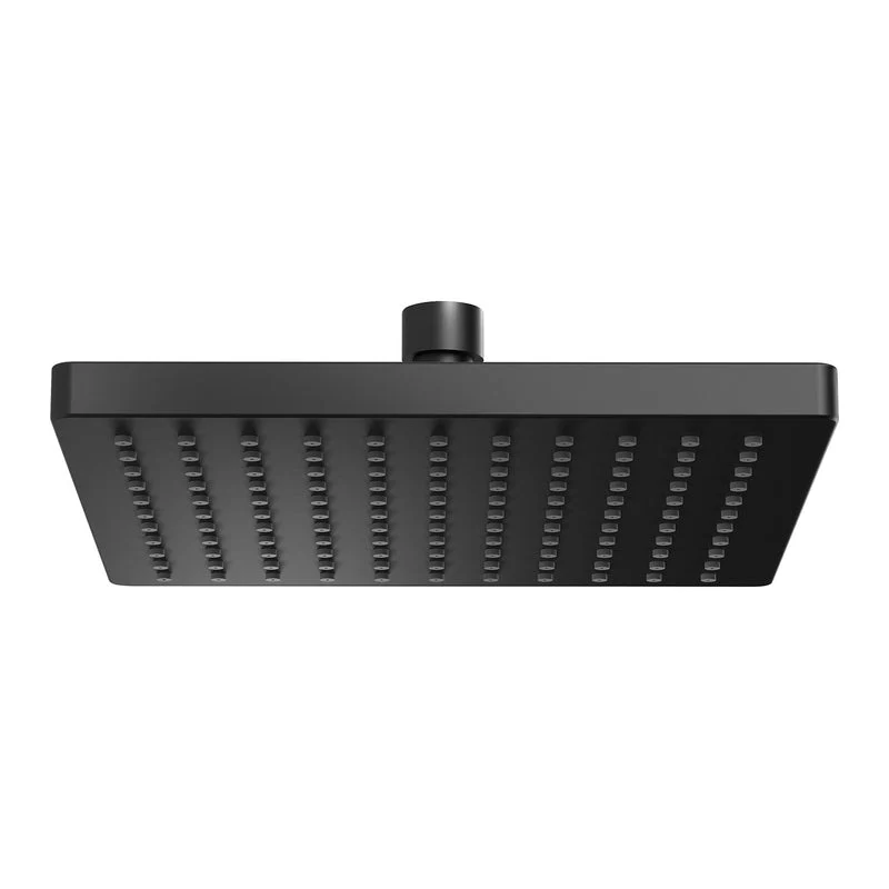 Phoenix Lexi Shower Rose / Shower Head 200mm Square - Black Matte