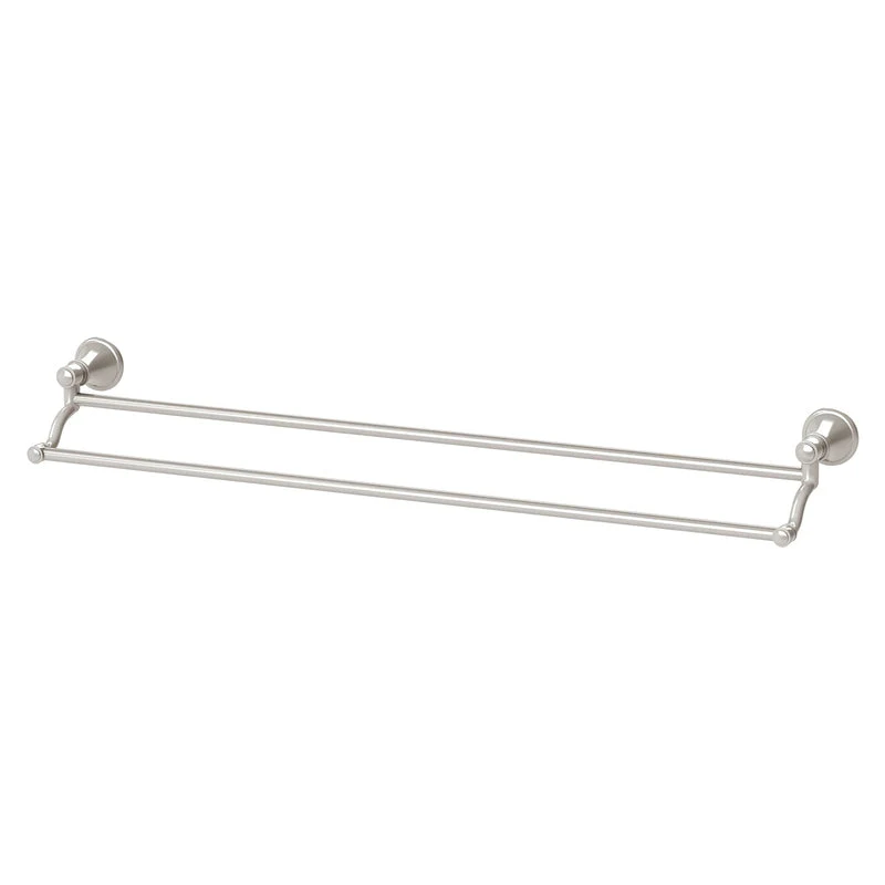 Phoenix Nostalgia Double Towel Rail 760mm - Brushed Nickel