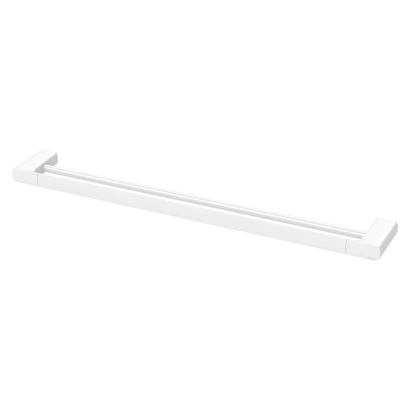 Phoenix Nuage Double Towel Rail 800mm - White Matte