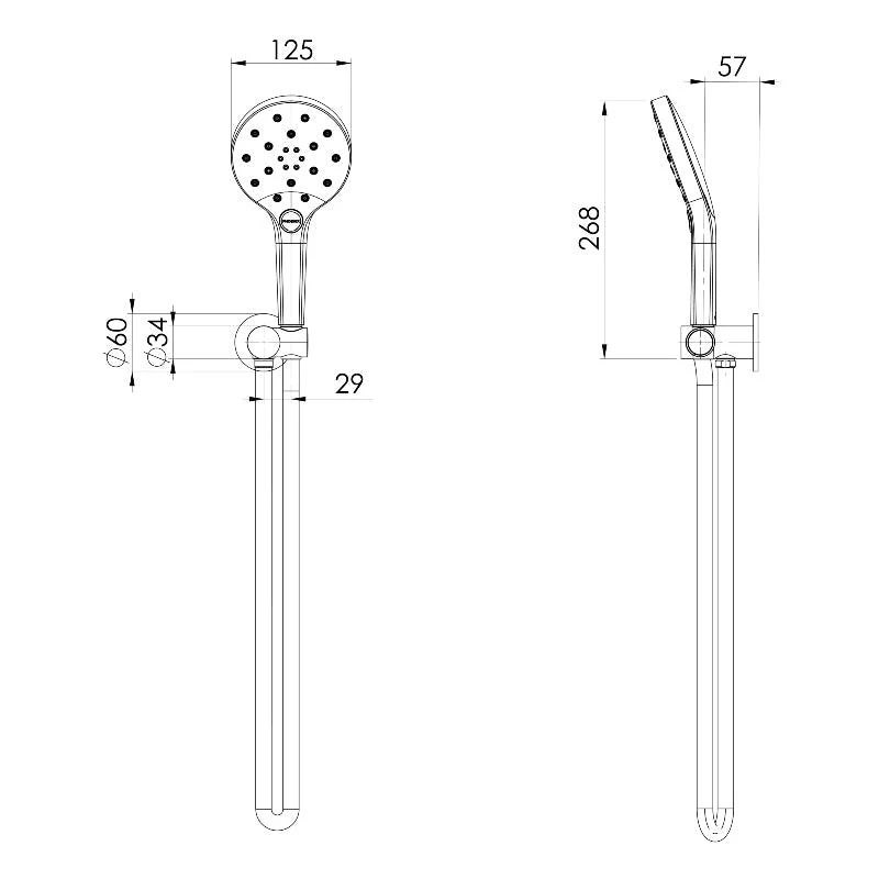 Phoenix Ormond Hand Shower - Brushed Nickel - Image 2
