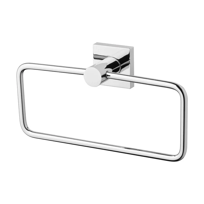 Phoenix Radii Hand Towel Holder Square Plate - Chrome
