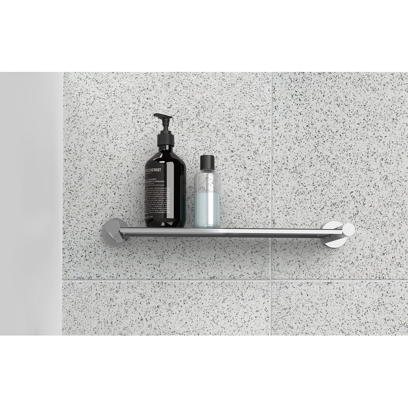 Phoenix Radii Metal Shelf Round Plate - Brushed Nickel - Image 3