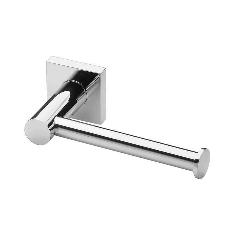 Phoenix Radii Toilet Roll Holder Square Plate - Chrome
