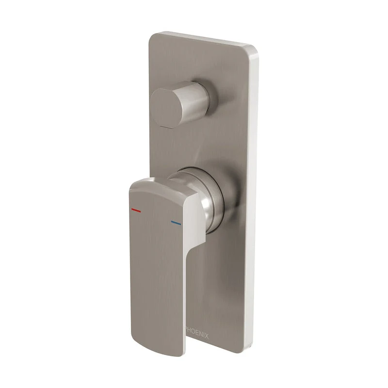 Phoenix Teva Shower / Bath Diverter Mixer Trim Kit Only - Brushed Nickel