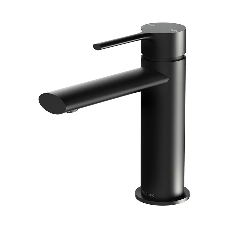 Phoenix Vivid Slimline Oval Basin Mixer - Black Matte