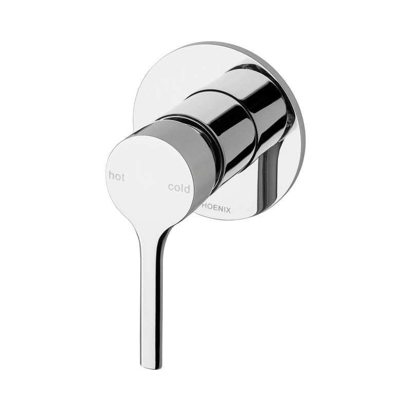 Phoenix Vivid Slimline Oval SwitchMix Shower / Wall Mixer (Complete Kit) – Lead Free - Chrome